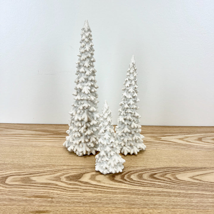 Glitter Resin Tree Trios - 3 Colors