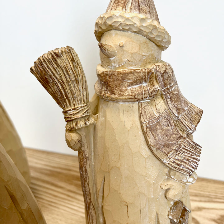 Rustic Snowman Figurine - 3 Styles