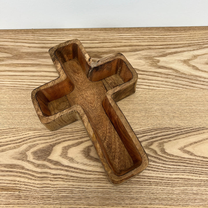 Wooden Cross Bowl