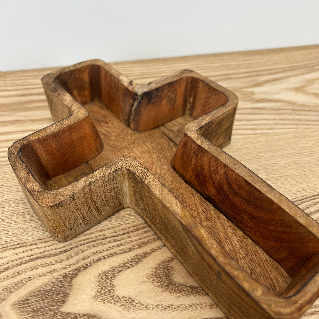 Wooden Cross Bowl