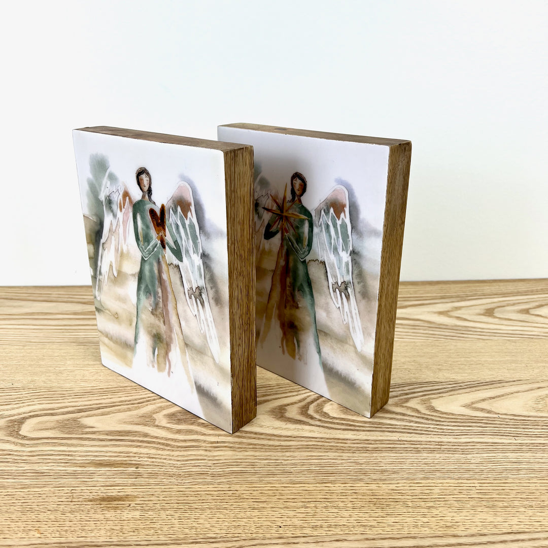 Watercolor Angel Blocks