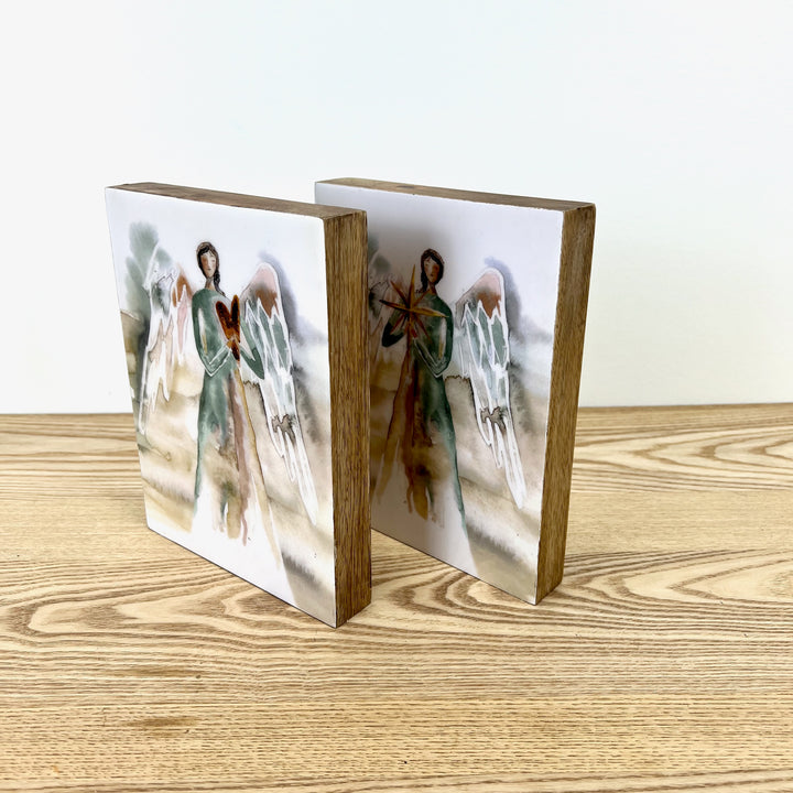 Watercolor Angel Blocks
