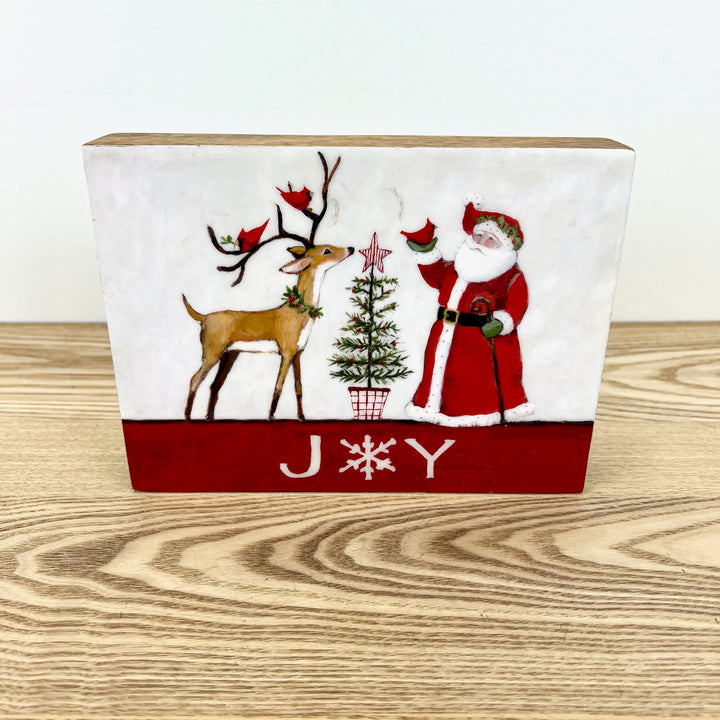 Deer & Santa Art Blocks - 2 Styles