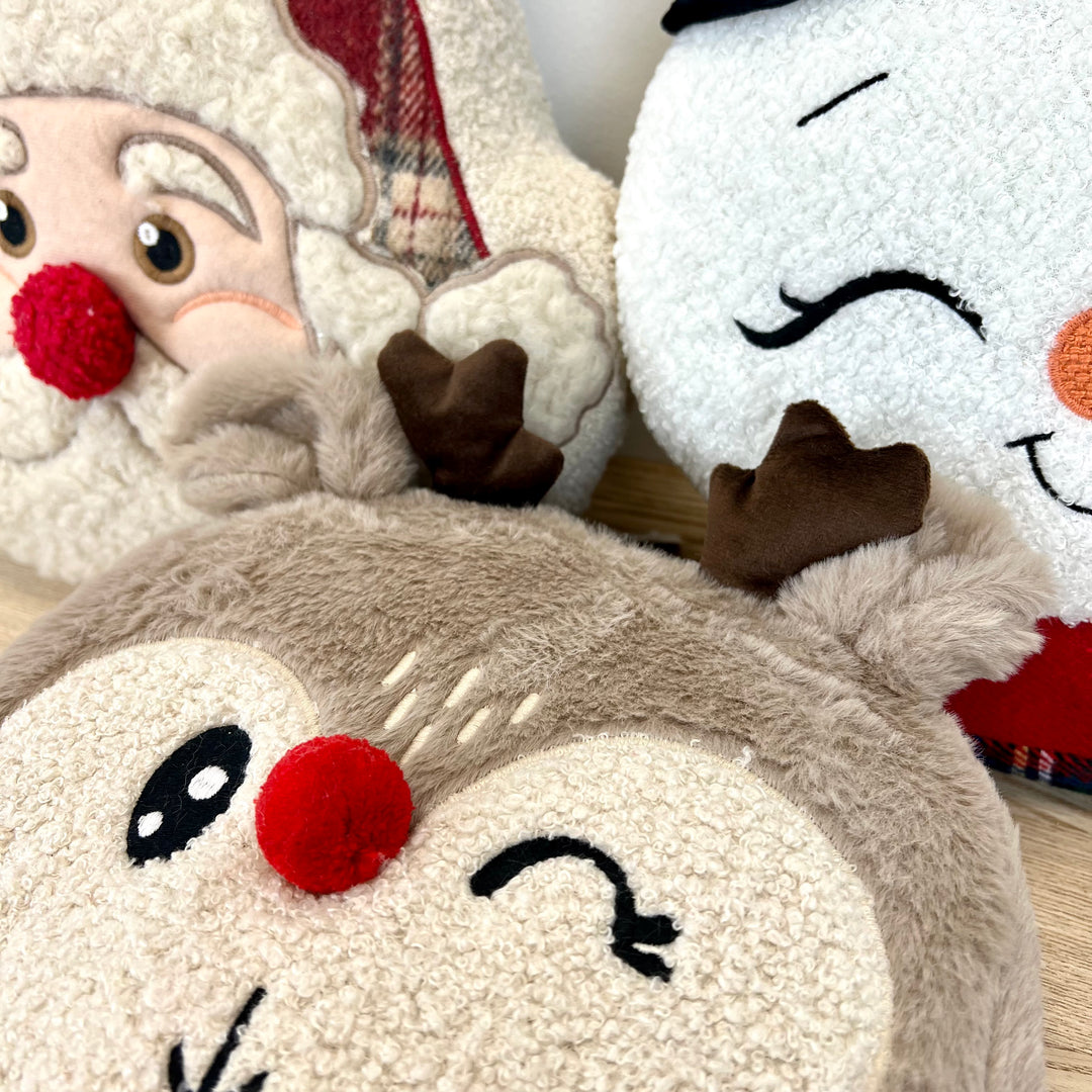 Fabric Holiday Pillow - 3 Styles