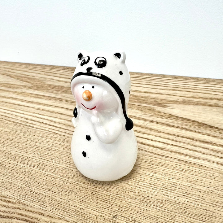 Ceramic Snowman with Hat