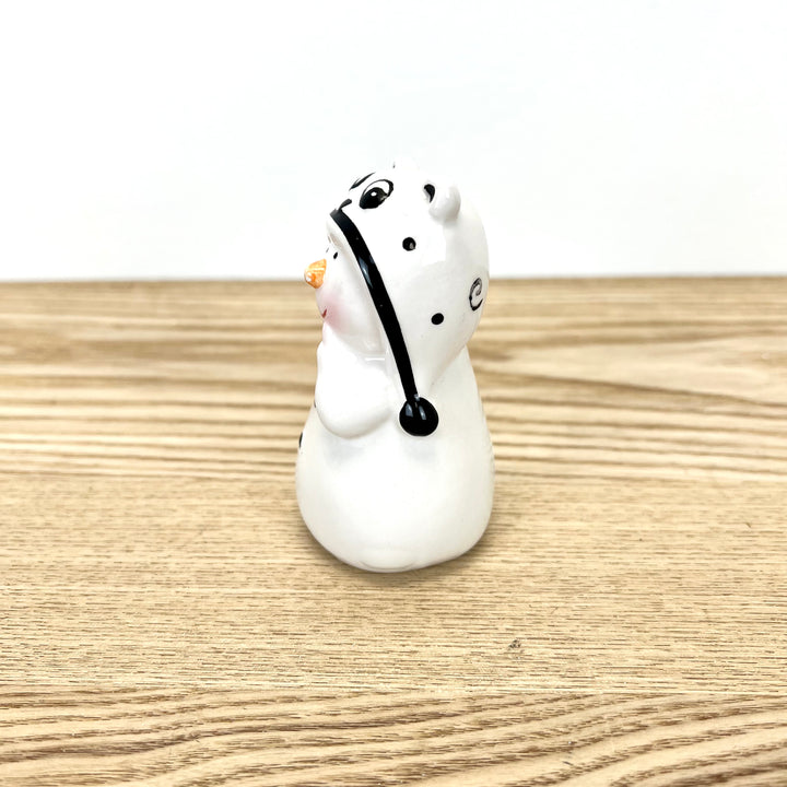 Ceramic Snowman with Hat