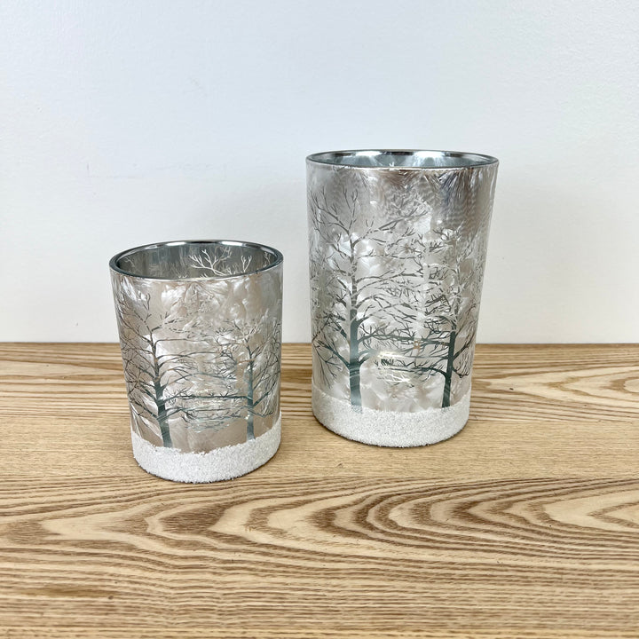 Holiday Design Candleholders - 2 Sizes