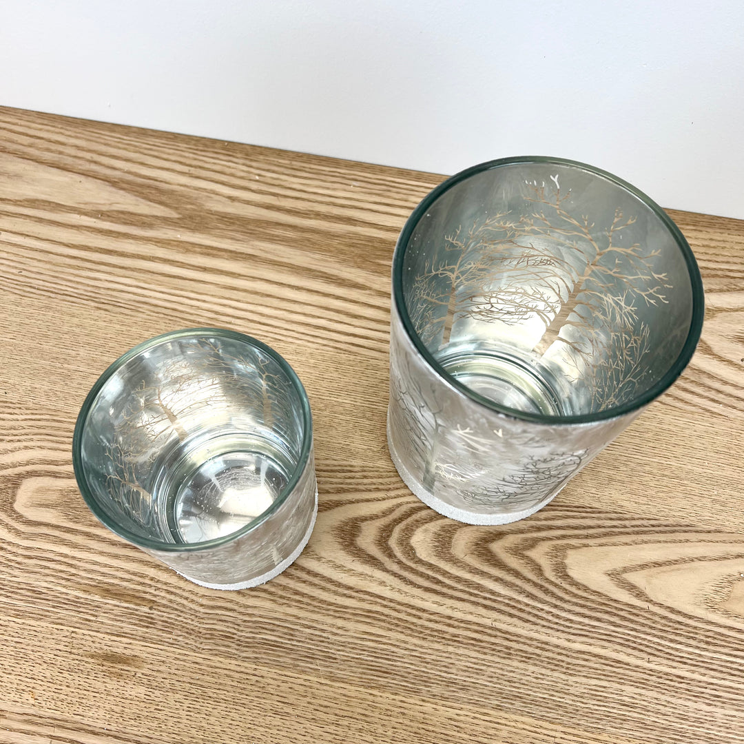 Holiday Design Candleholders - 2 Sizes