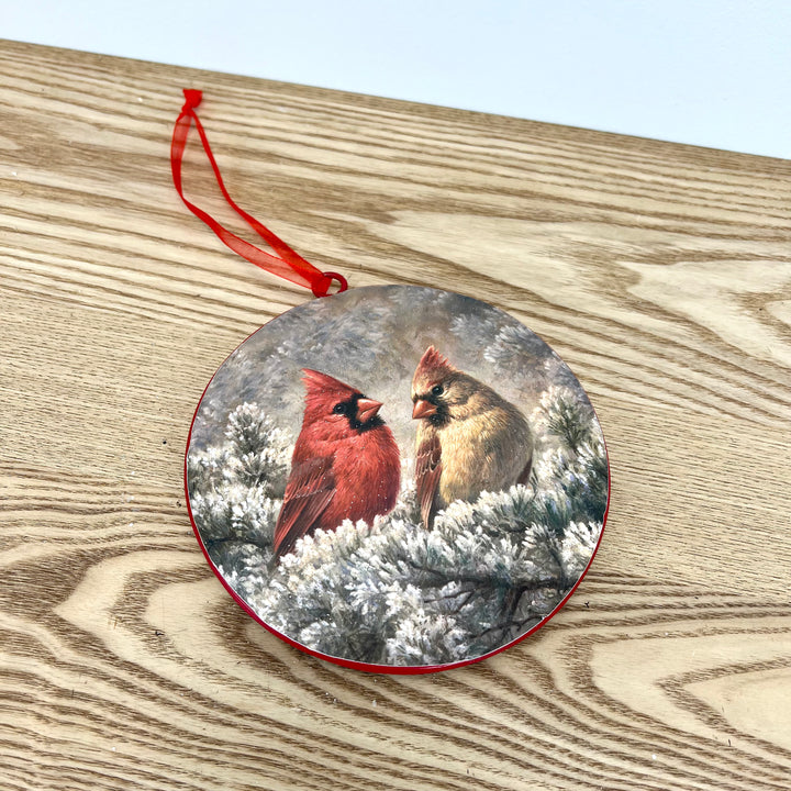 Metal Cardinal Ornament