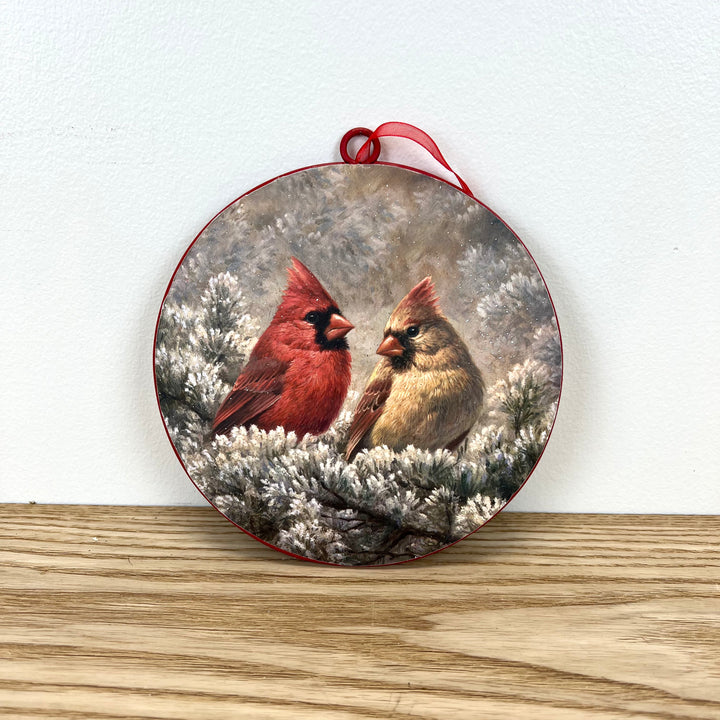 Metal Cardinal Ornament