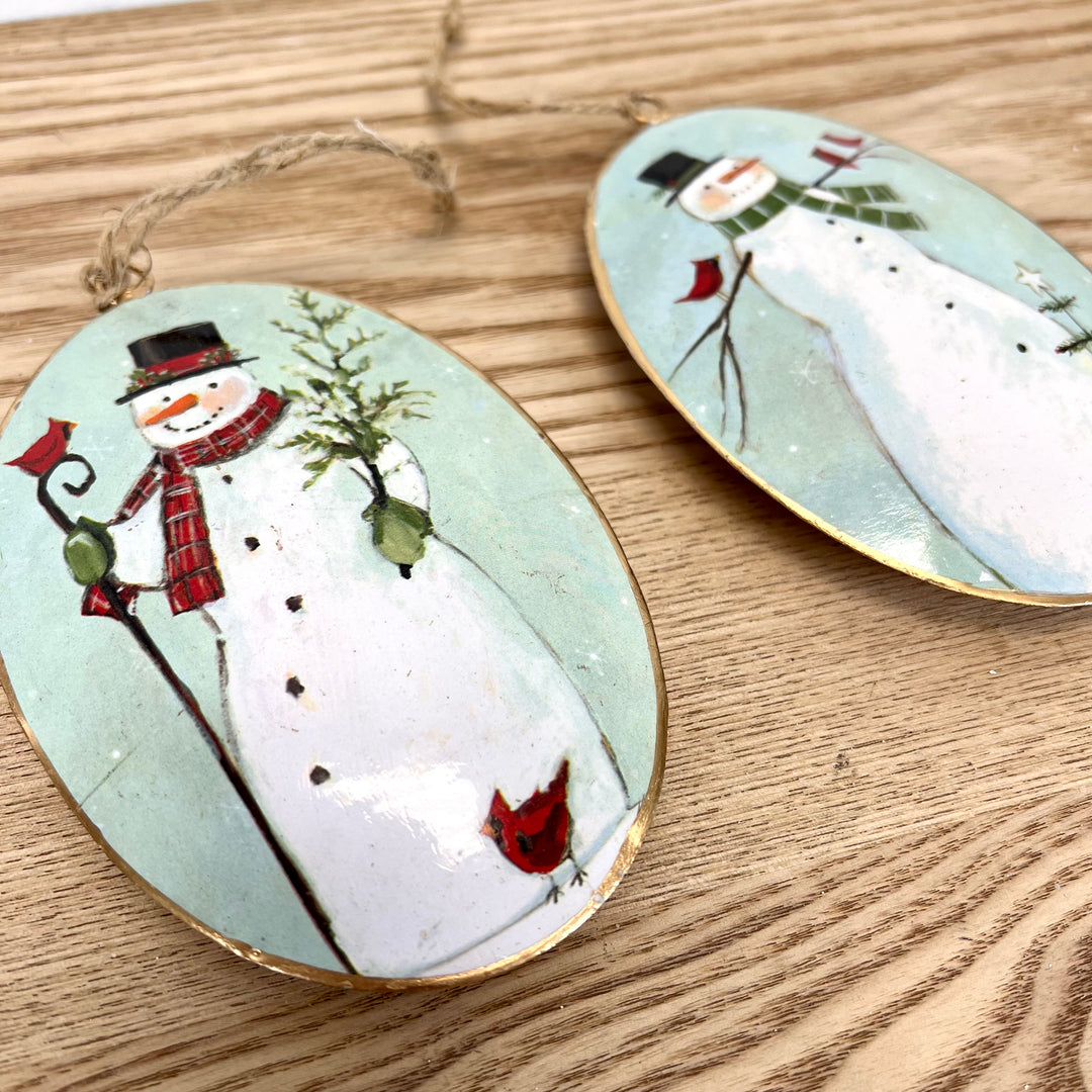 Snowman Ornament - 2 styles