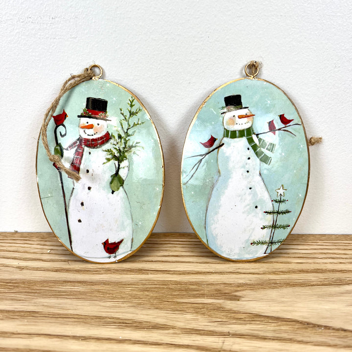 Snowman Ornament - 2 styles