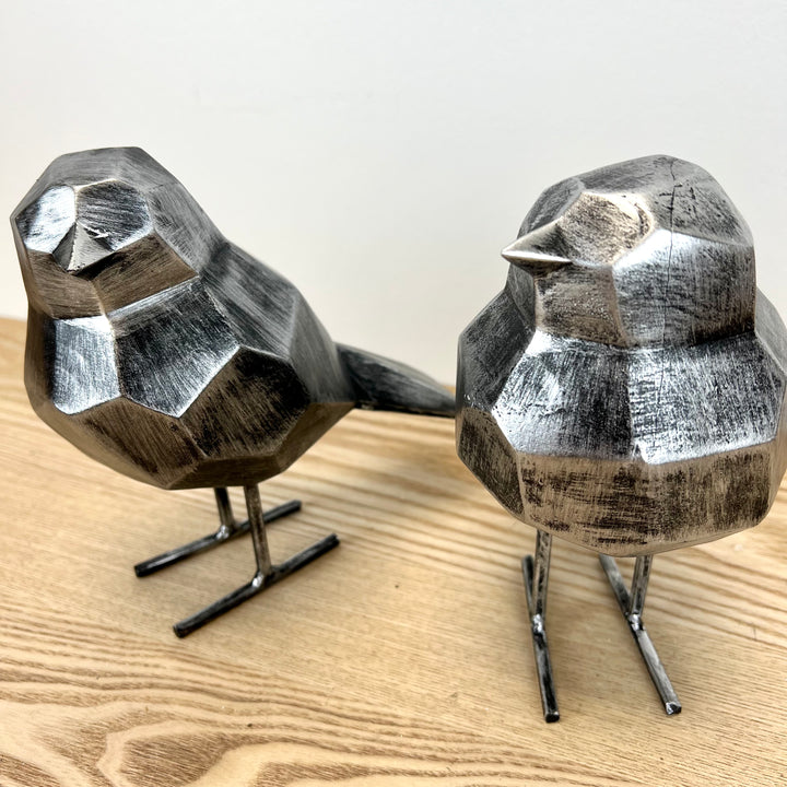 Metallic Birds - Set of 2