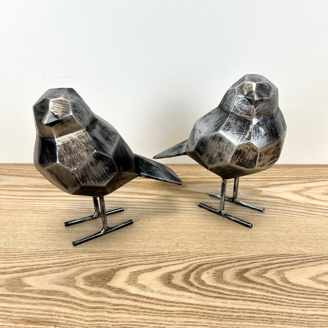 Metallic Birds - Set of 2