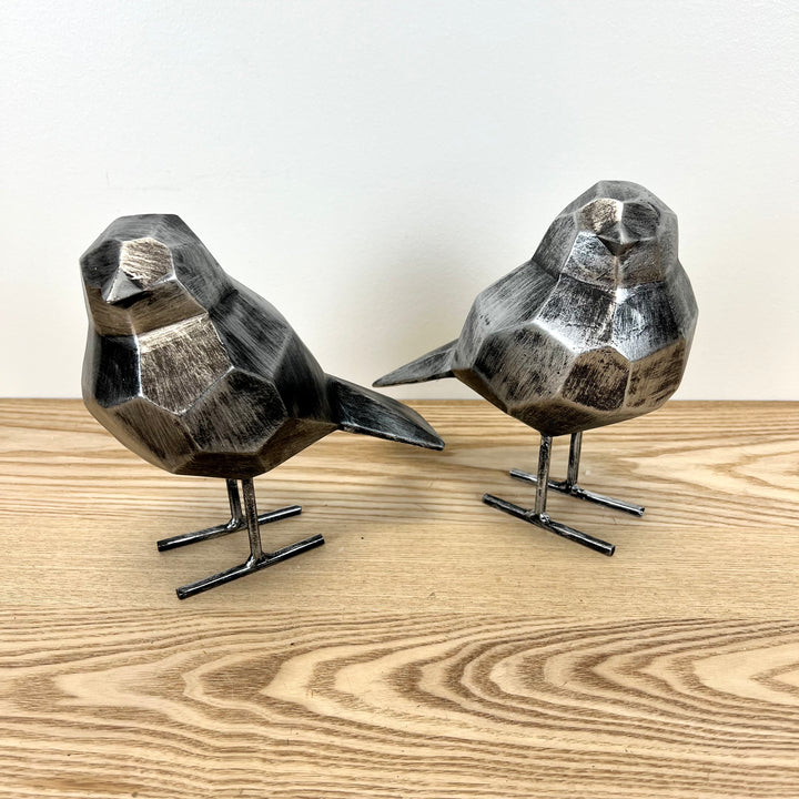 Metallic Birds - Set of 2