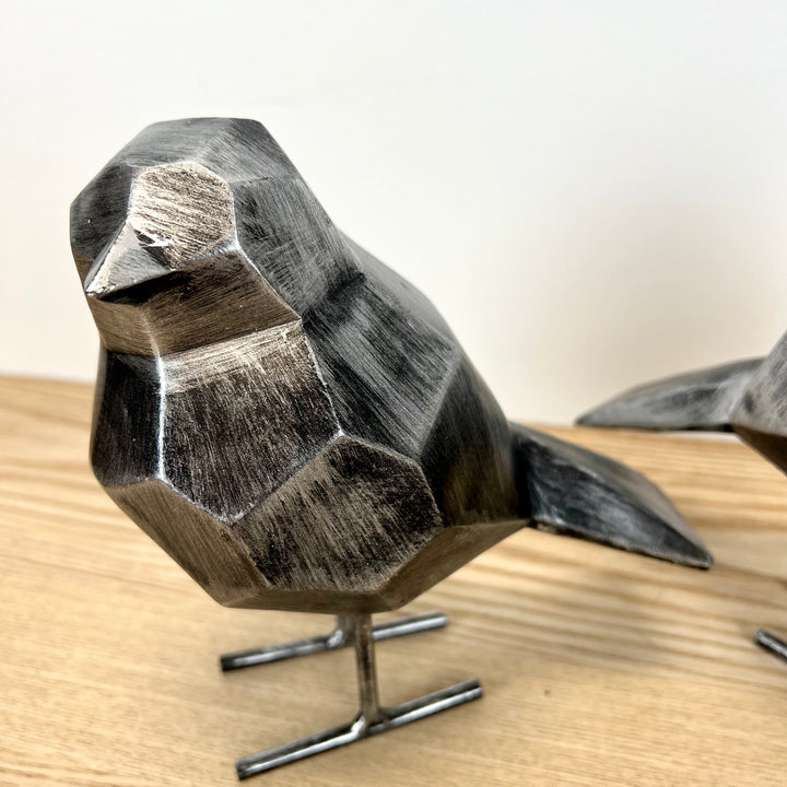 Metallic Birds - Set of 2