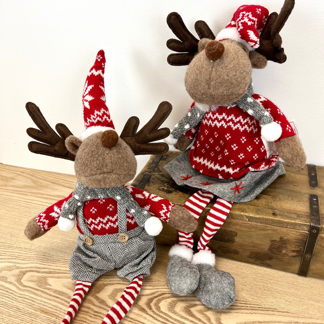 Holiday Moose Shelf Sitter - 2 Styles