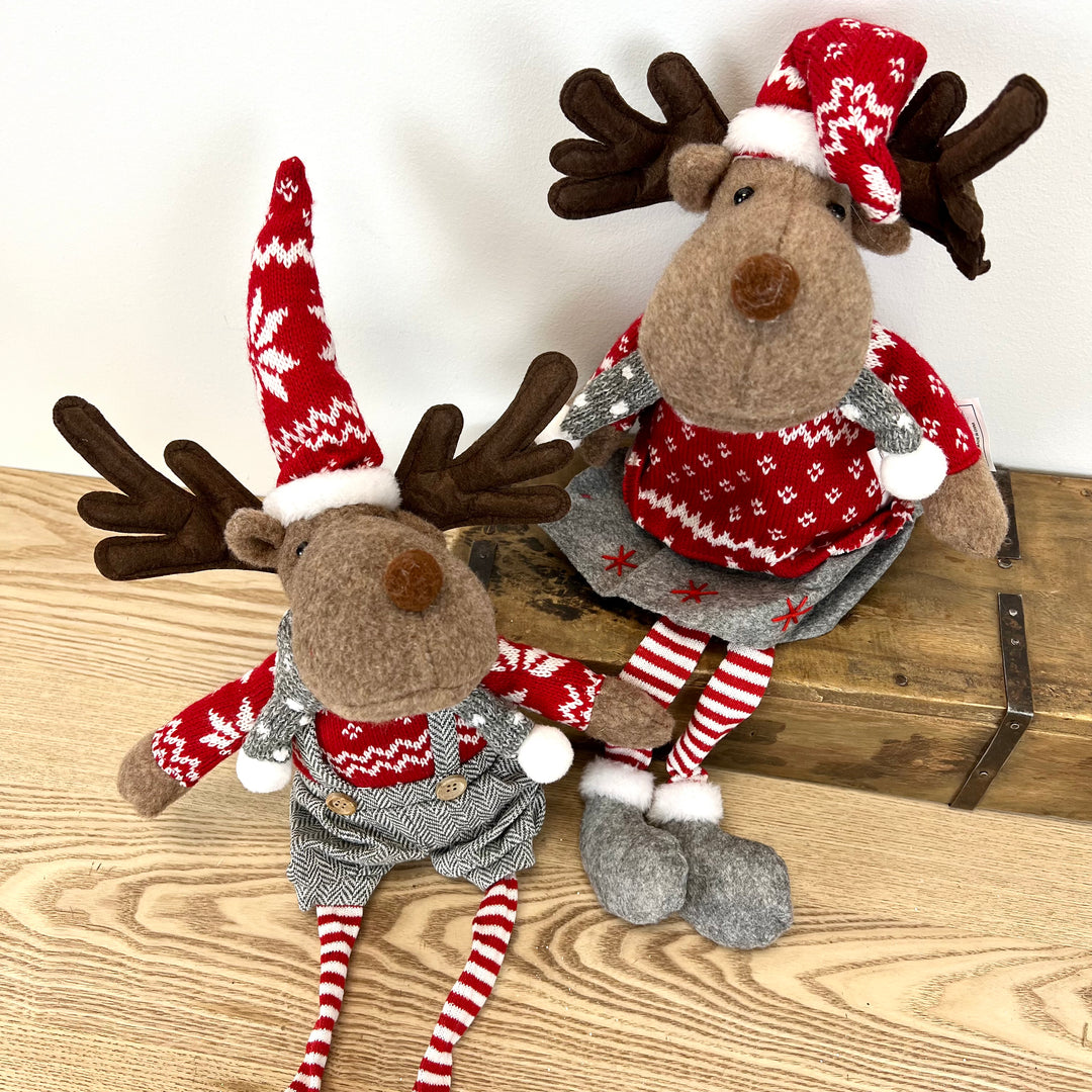 Holiday Moose Shelf Sitter - 2 Styles