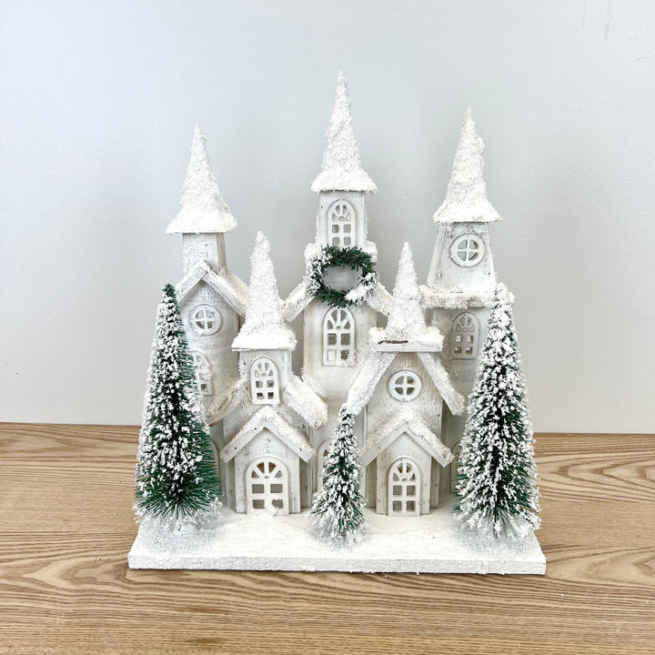 Lighted Holiday Village