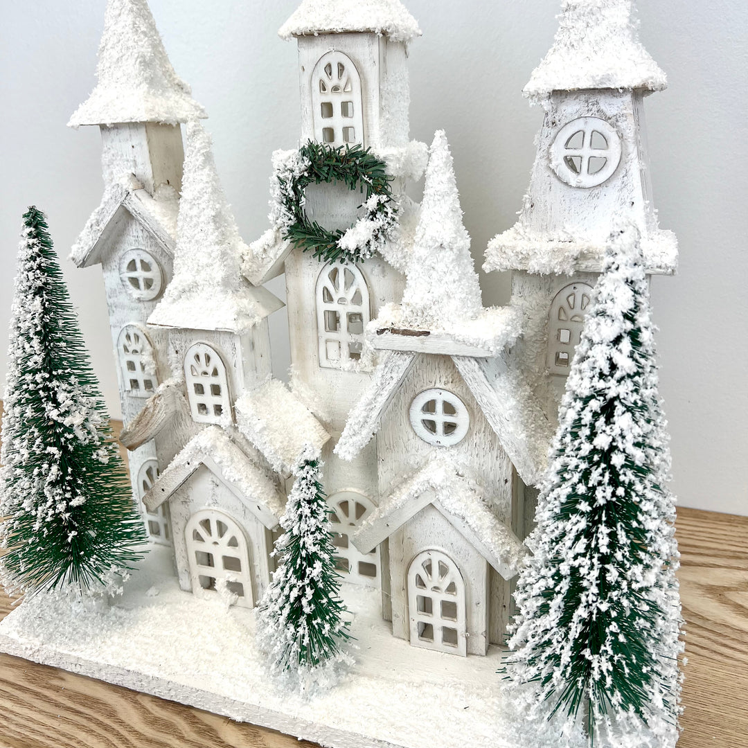 Lighted Holiday Village
