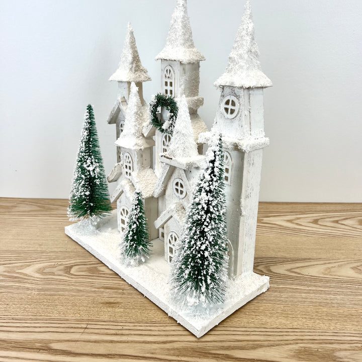Lighted Holiday Village