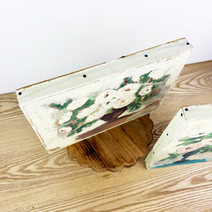 Canvas Wall Décor w/ Flowers in Vase, 2 Styles