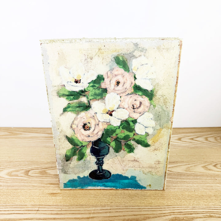 Canvas Wall Décor w/ Flowers in Vase, 2 Styles