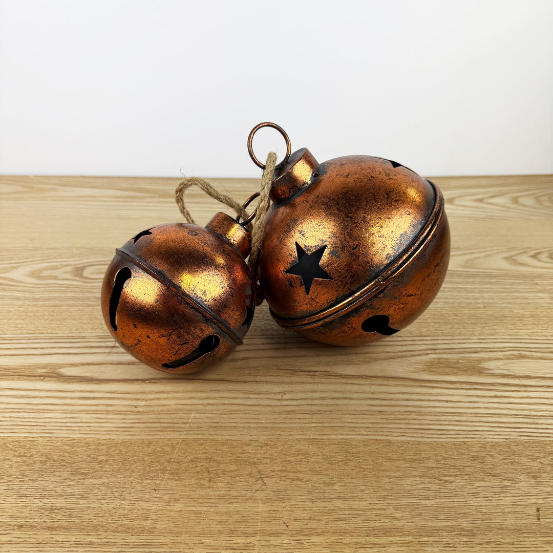 Copper Bell Ornament, 2 Sizes