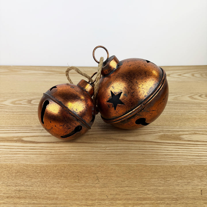 Copper Bell Ornament, 2 Sizes
