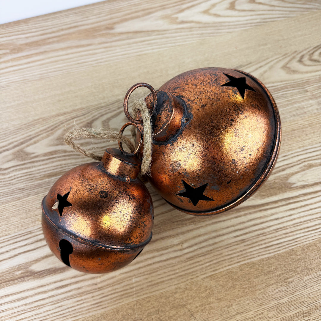 Copper Bell Ornament, 2 Sizes