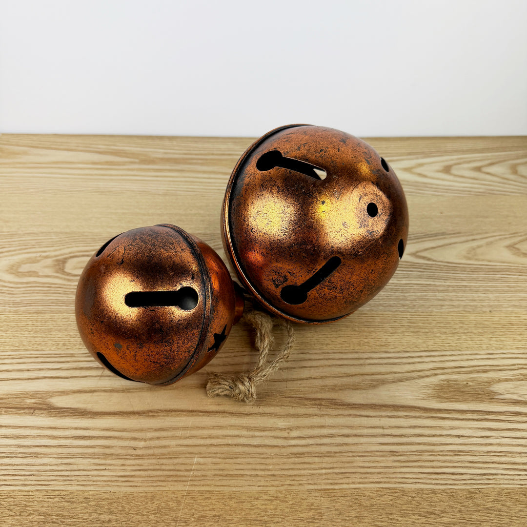 Copper Bell Ornament, 2 Sizes