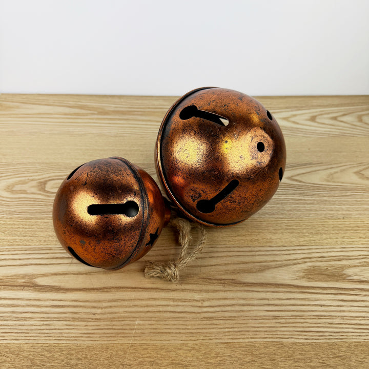 Copper Bell Ornament, 2 Sizes