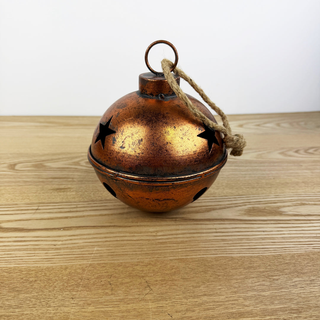 Copper Bell Ornament, 2 Sizes