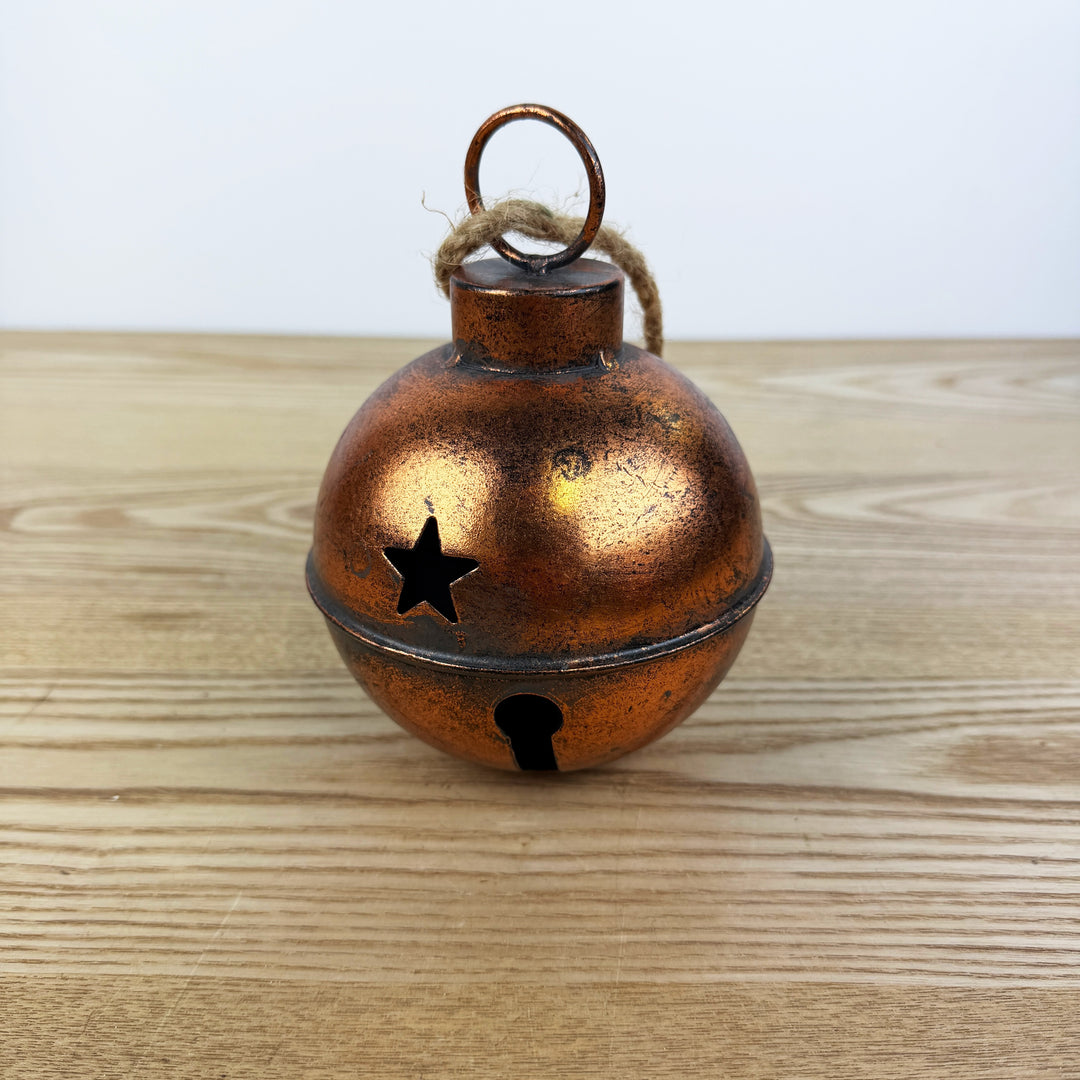 Copper Bell Ornament, 2 Sizes