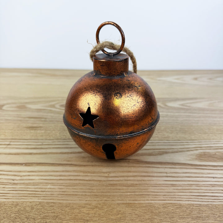 Copper Bell Ornament, 2 Sizes