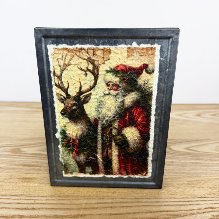 Metal Santa Block, 2 styles