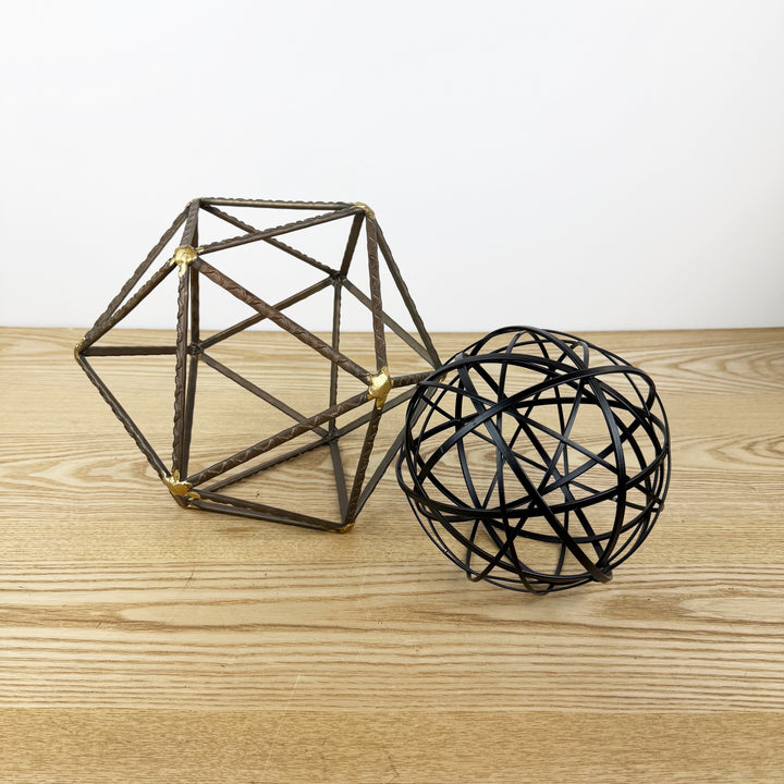 Large Geometric Metal Object