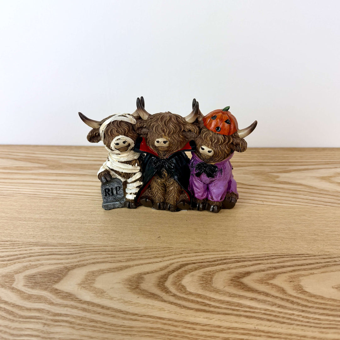 Halloween Highland Cows