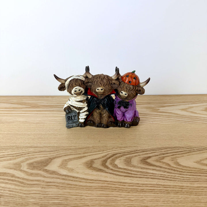 Halloween Highland Cows