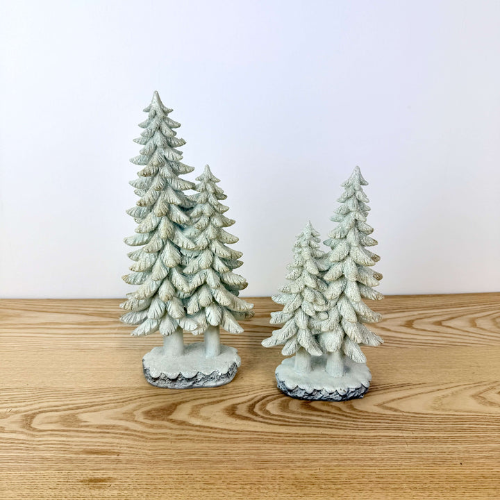 Resin Holiday Trees, 2 Sizes