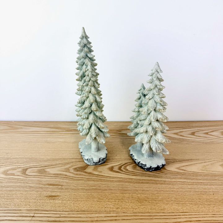 Resin Holiday Trees, 2 Sizes