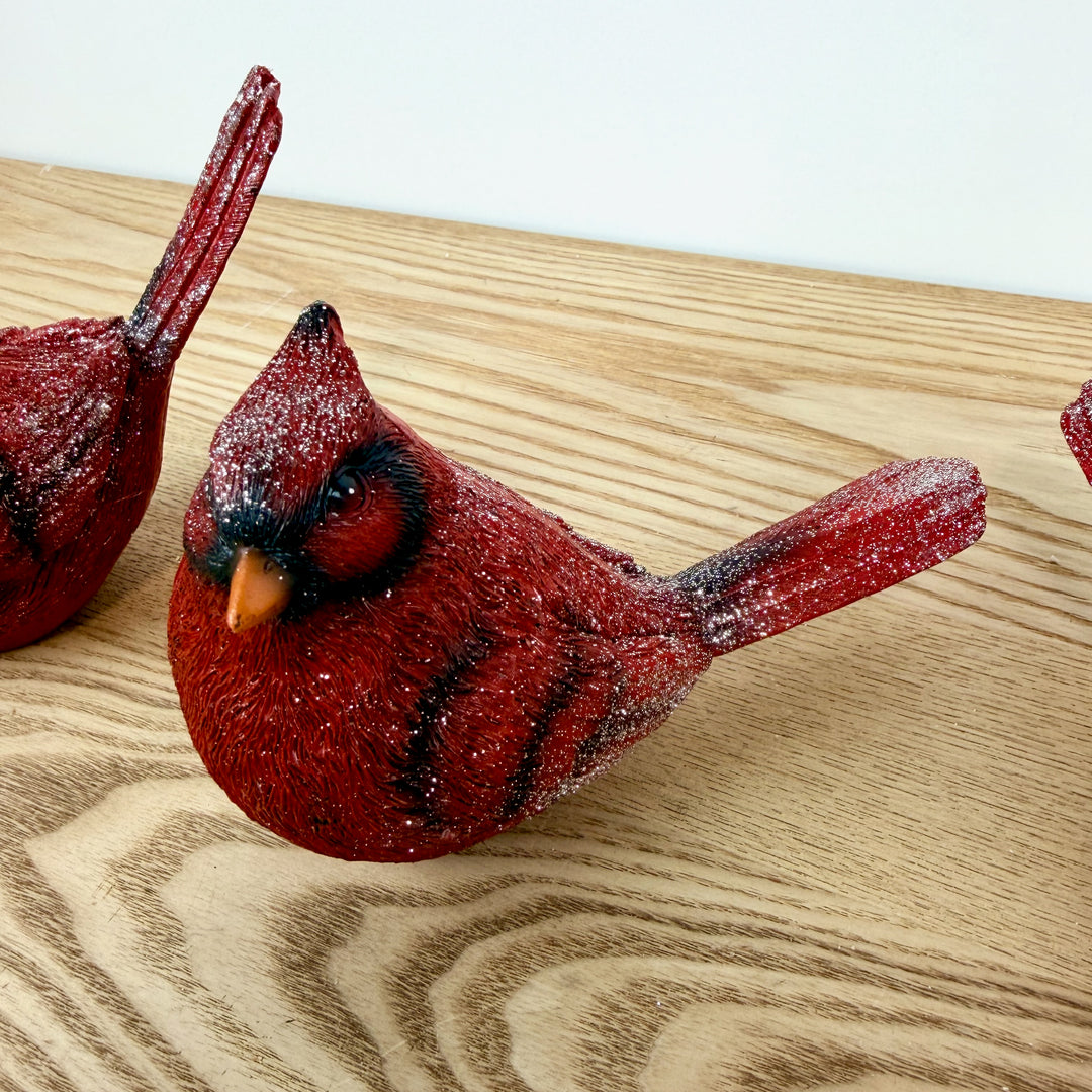 Cardinal Figurine, Set of 3