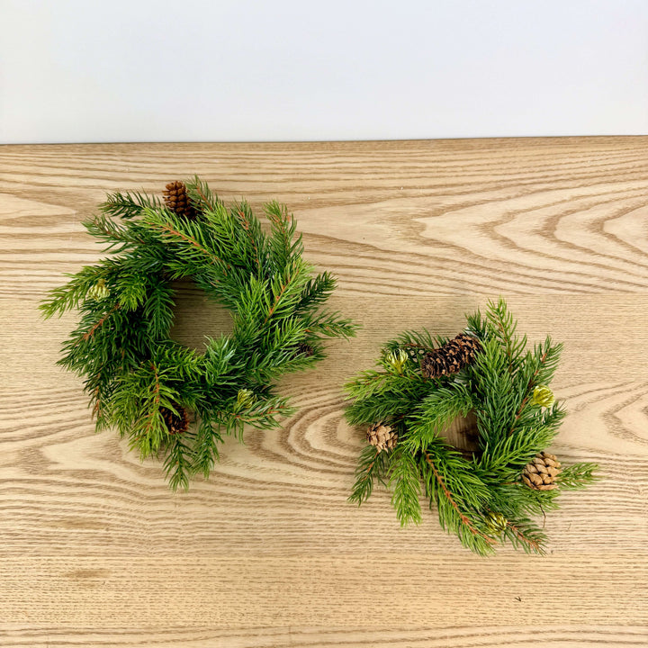Spruce Candle Ring, 2 sizes