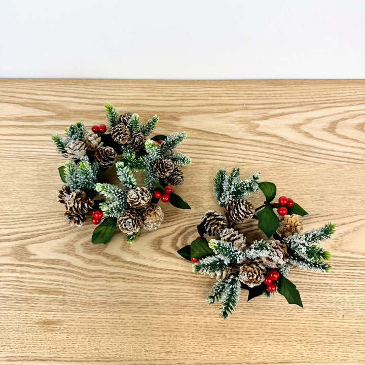 Ice Pine Candle Ring, 2 sizes