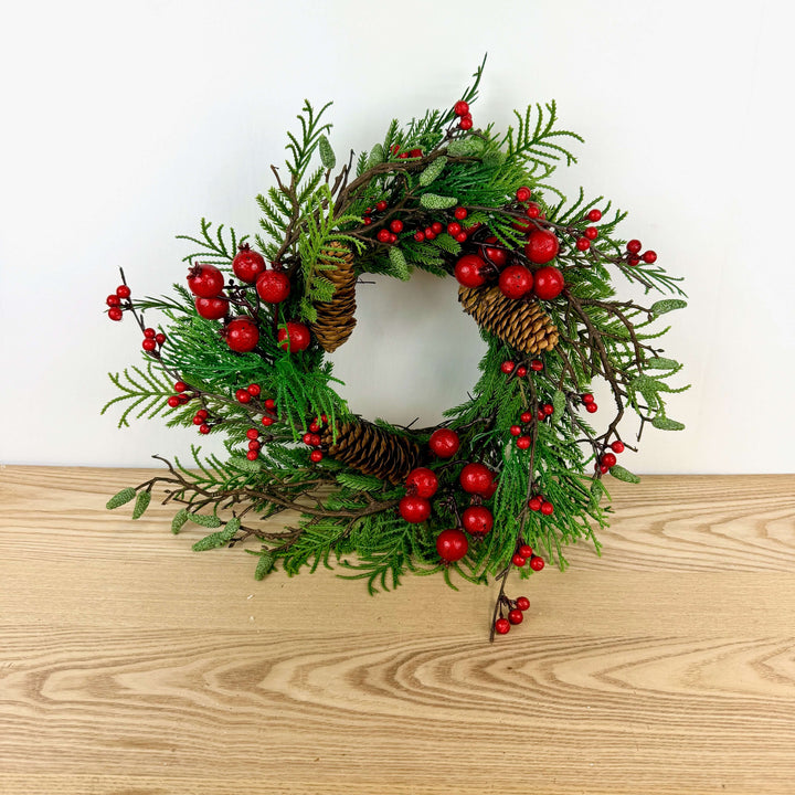 6" New England Pine Candle Ring