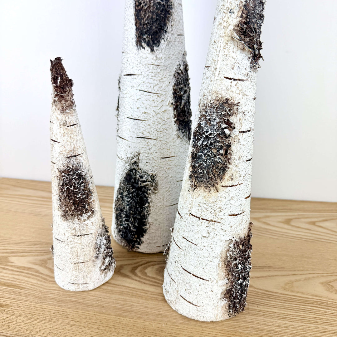 Birch Collection Trees, Set of 3