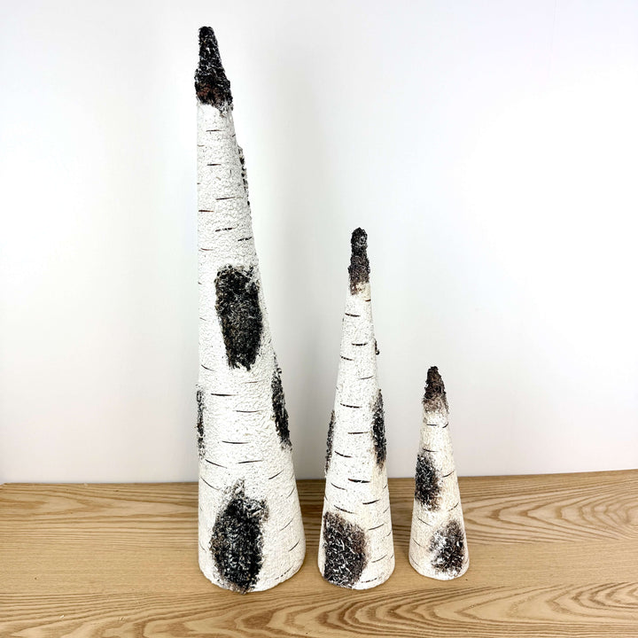 Birch Collection Trees, Set of 3