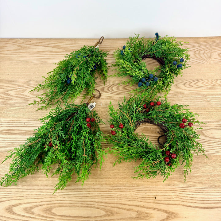 Real Touch Cedar Berry Collection, 2 colors, 2 styles