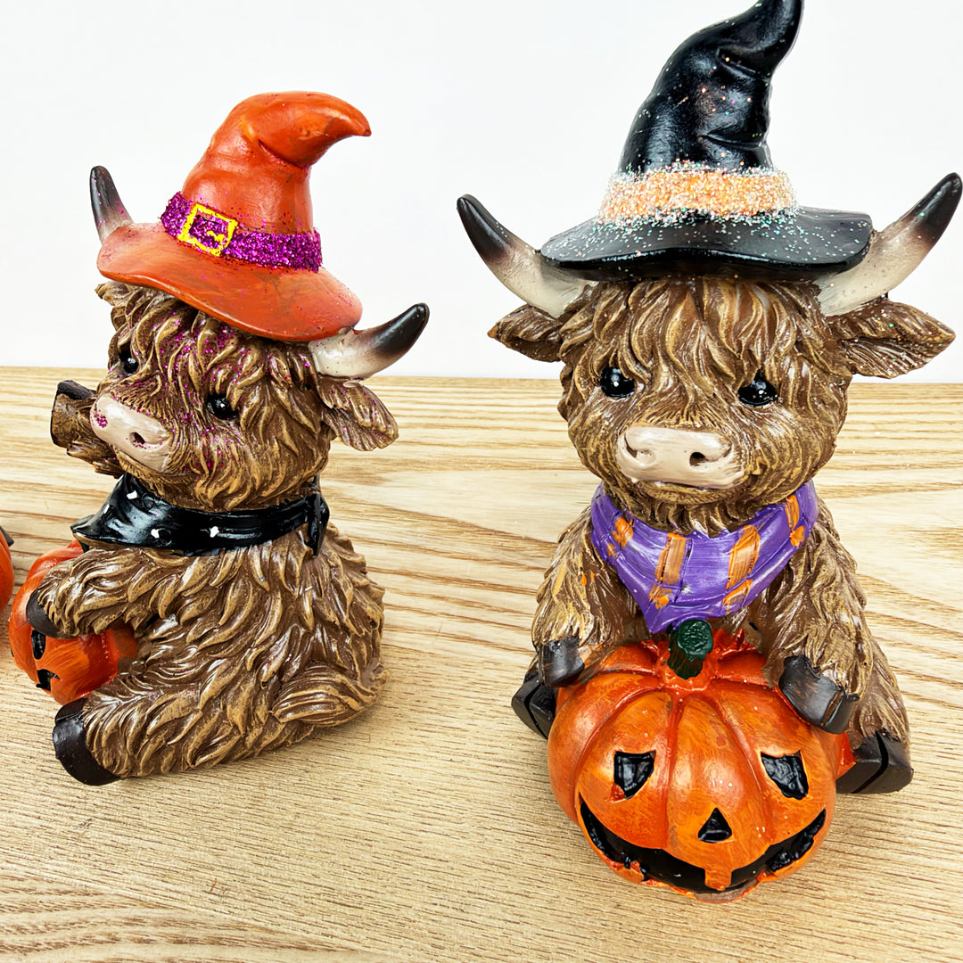 Halloween Highland Cow, 3 Styles