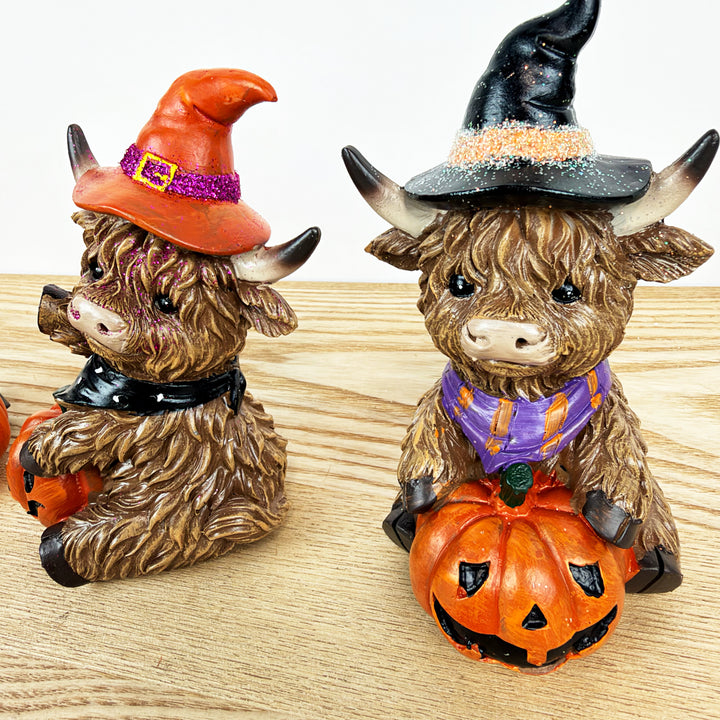 Halloween Highland Cow, 3 Styles